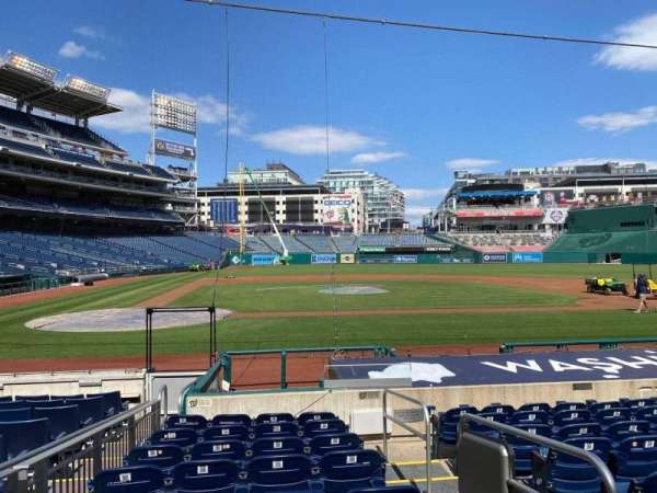 Nationals Park, section: 127, row: M, seat: 2