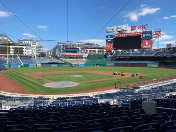 Nationals Park, section: 124, row: K, seat: 6