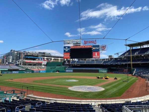Nationals Park, section: 121, row: D, seat: 5