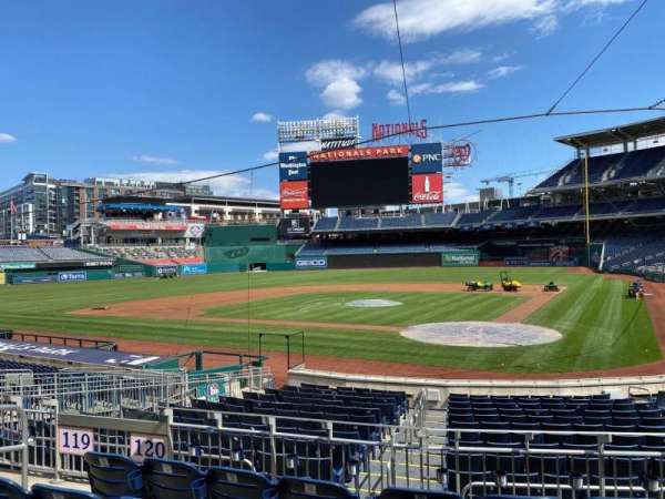 Nationals Park, section: 120, row: E, seat: 5