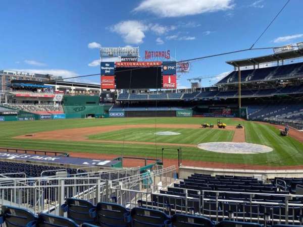 Nationals Park, section: 119, row: E, seat: 5