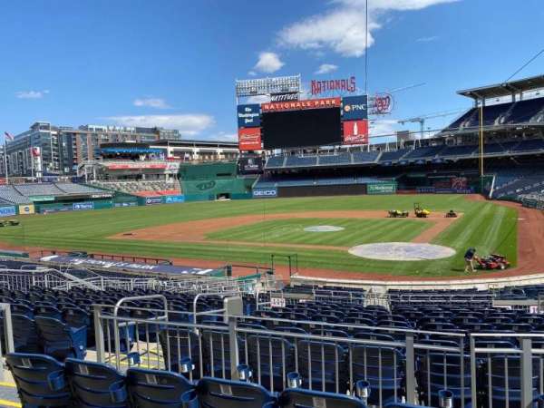 Nationals Park, section: 120, row: M, seat: 8