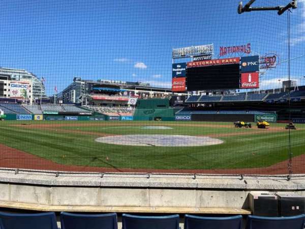 Nationals Park, section: Terra Club C, row: D, seat: 7