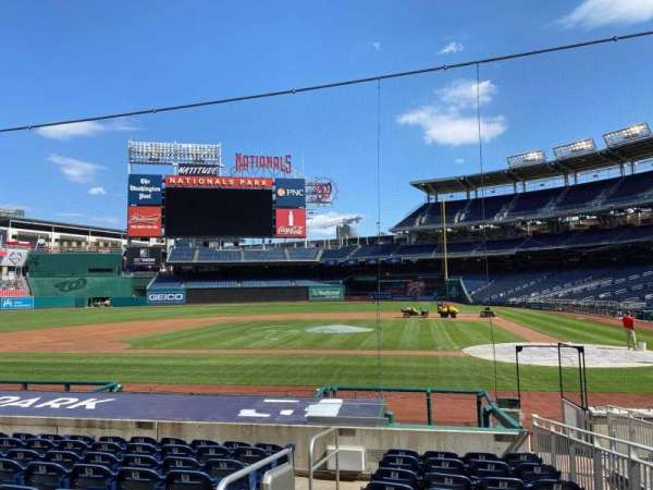 Nationals Park, section: 118, row: N, seat: 6