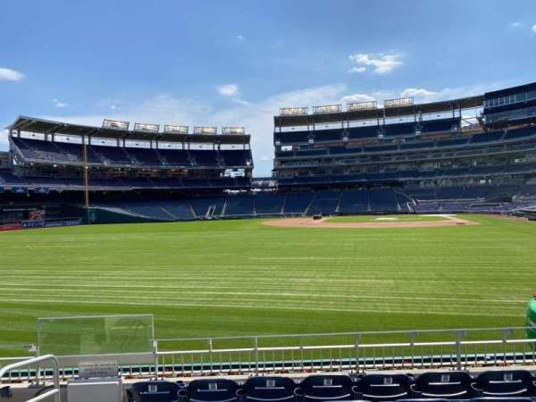 Nationals Park, section: 105, row: F, seat: 18
