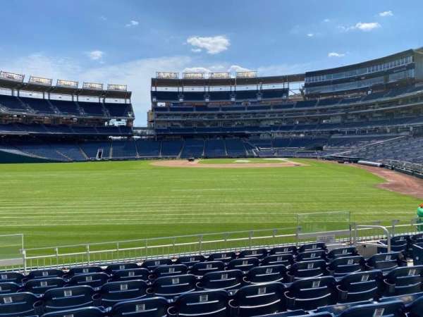 Nationals Park, section: 104, row: H, seat: 7