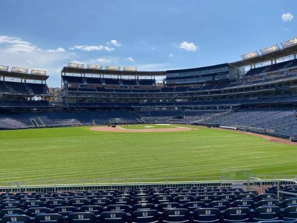 Nationals Park, section: 101, row: X, seat: 7