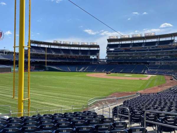 Nationals Park, section: 106, row: G, seat: 5