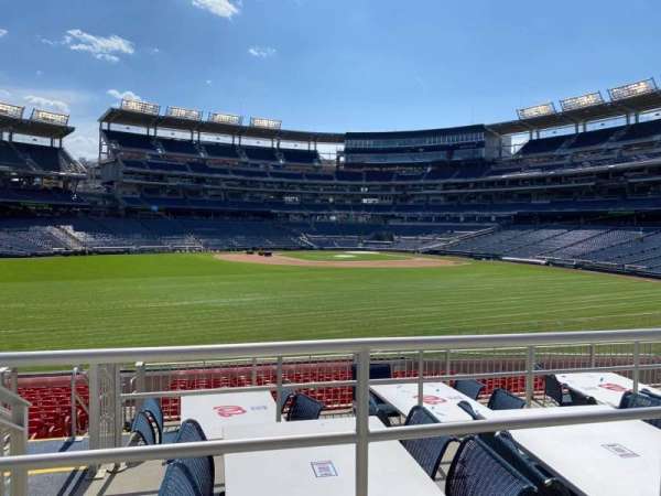 Nationals Park, section: Budweiser Brew House, row: Tables