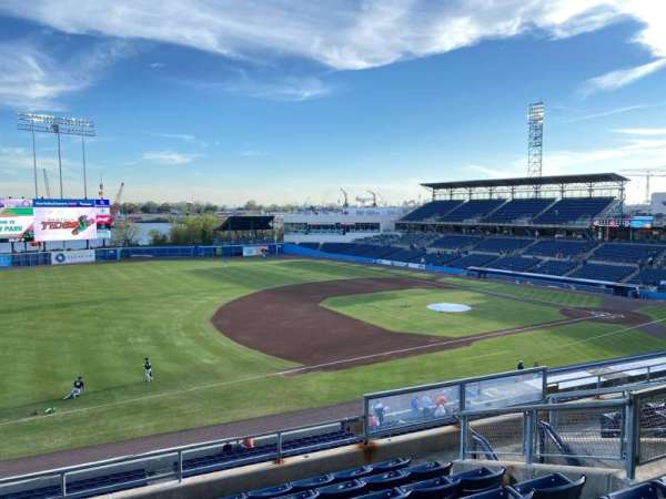 Harbor Park, section: 313, row: H, seat: 12