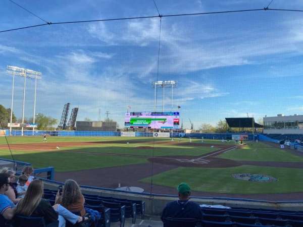 Harbor Park, section: 101, row: K, seat: 17