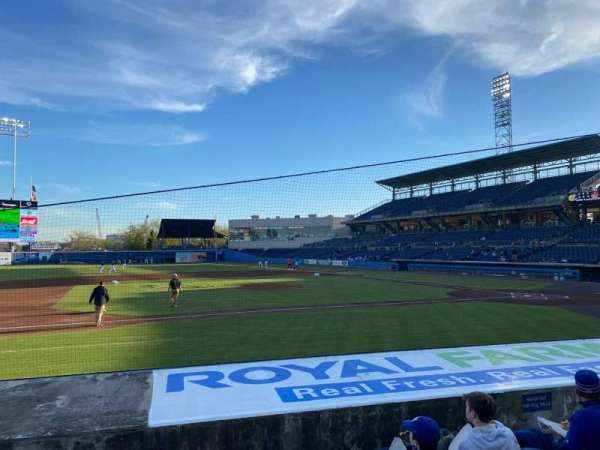 Harbor Park, section: 109, row: H, seat: 7