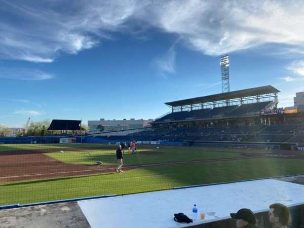 Harbor Park, section: 111, row: F, seat: 10