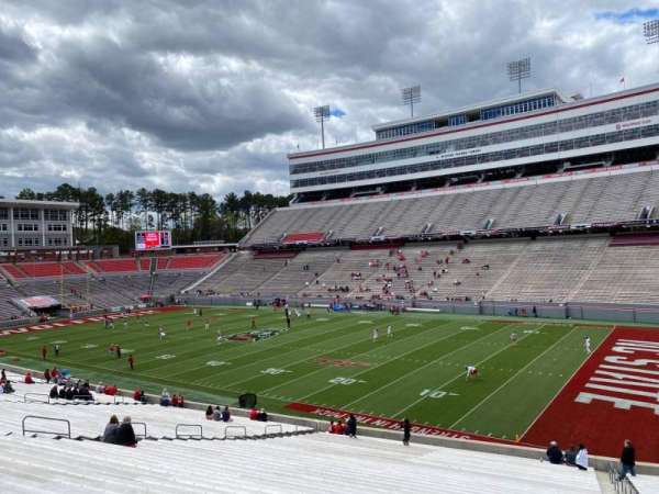 Carter-Finley Stadium, section: 1, row: Nn, seat: 18