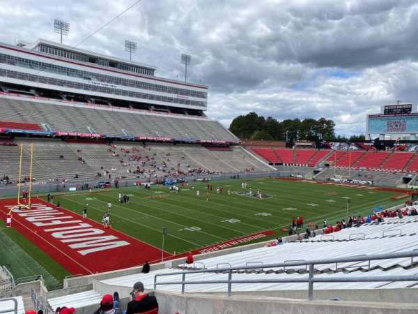 Carter-Finley Stadium, section: 210, row: H, seat: 5