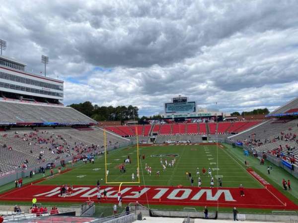 Carter-Finley Stadium, section: 212, row: H, seat: 14