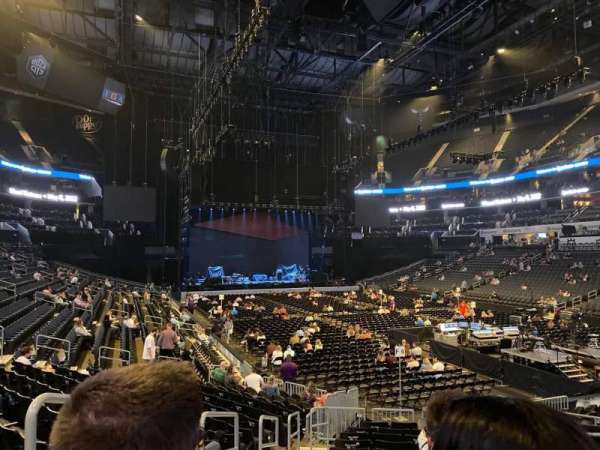 Spectrum Center, section: 102, row: P, seat: 16