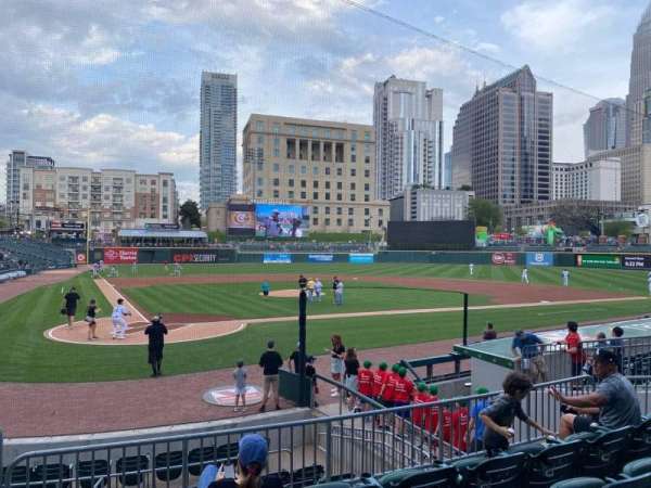 Truist Field, section: 109, row: N, seat: 14