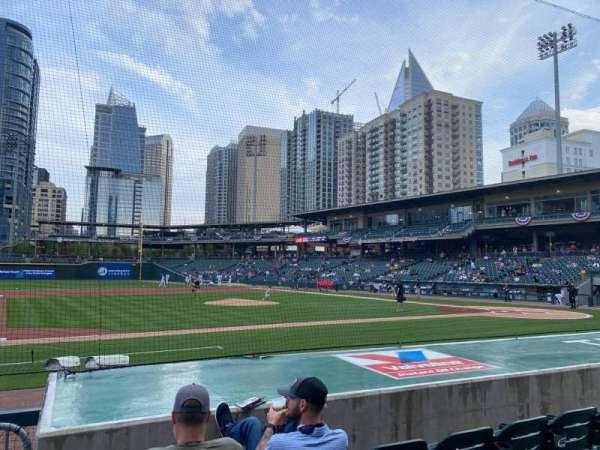 Truist Field, section: 116, row: H, seat: 8