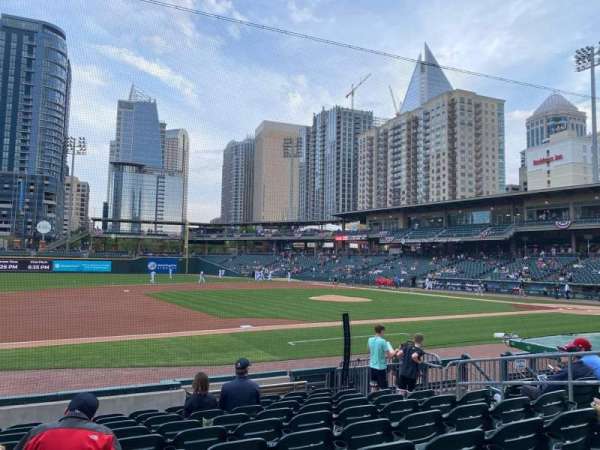 Truist Field, section: 117, row: L, seat: 9
