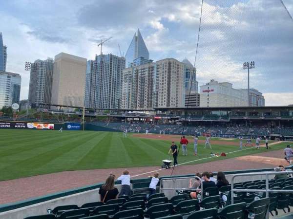 Truist Field, section: 121, row: H, seat: 7