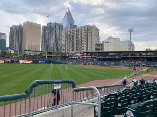 Truist Field, section: 122, row: K, seat: 2