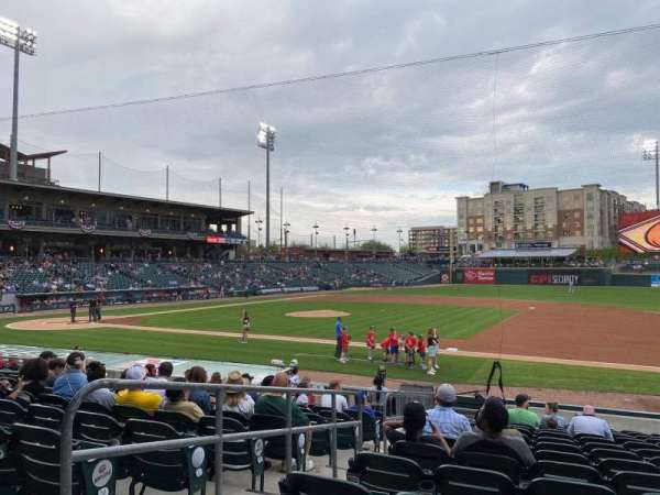 Truist Field, section: 105, row: Q, seat: 24