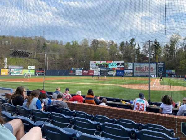 McCormick Field, section: N, row: E, seat: 1