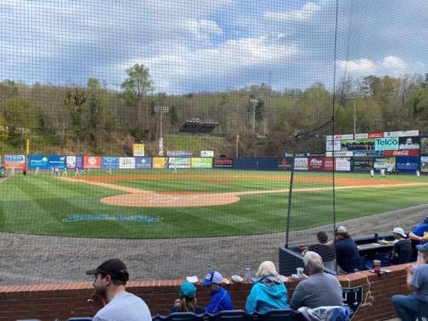 McCormick Field, section: J, row: E, seat: 5