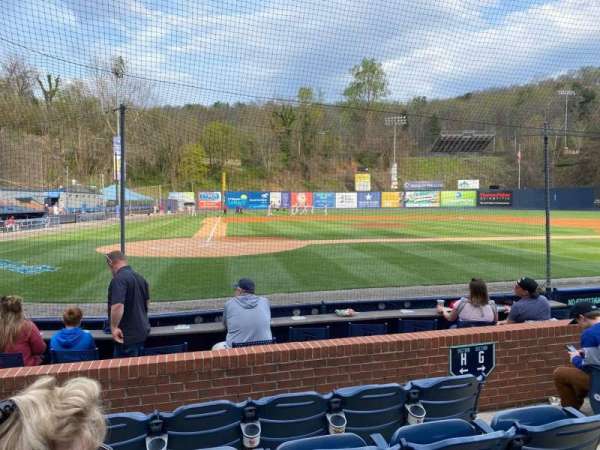 McCormick Field, section: H, row: D, seat: 4