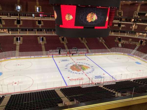 United Center, section: 319, row: 3, seat: 8