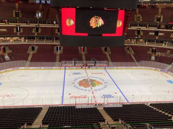 United Center, section: 318, row: 2, seat: 12