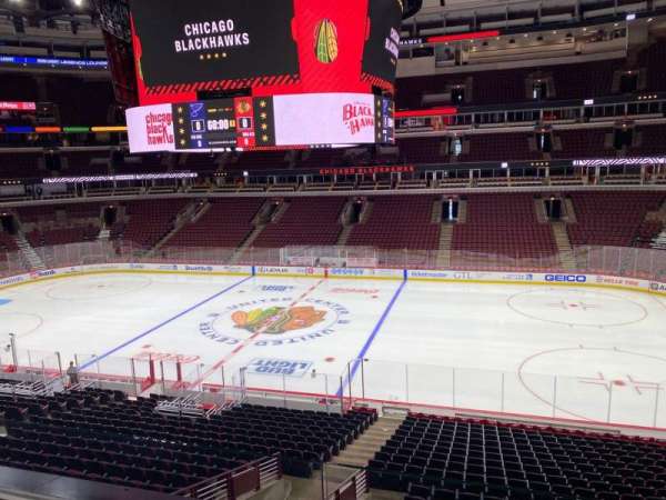 United Center, section: 233, row: 2, seat: 13