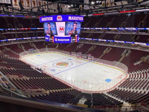 United Center, section: 313, row: 3, seat: 8