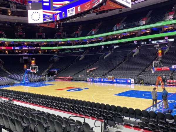 Xfinity Mobile Arena, section: 114, row: 9, seat: 9