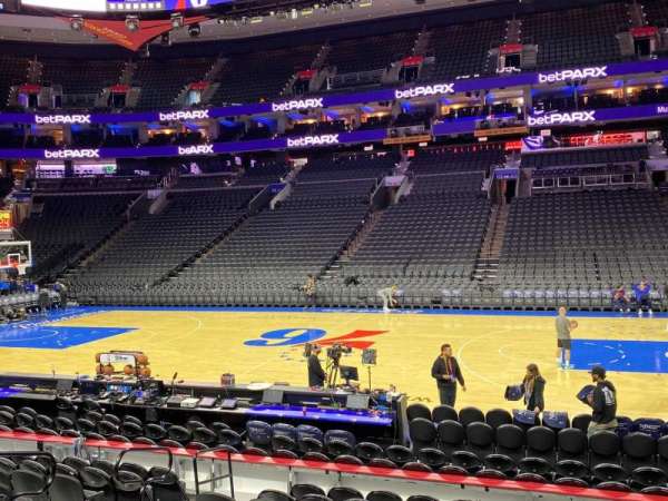 Xfinity Mobile Arena, section: 102, row: 10, seat: 8