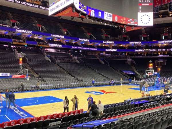 Xfinity Mobile Arena, section: 123, row: 10, seat: 11