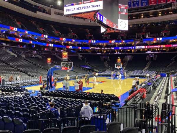 Xfinity Mobile Arena, section: 122, row: 7, seat: 17