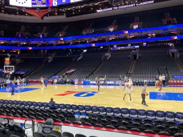 Xfinity Mobile Arena, section: 114, row: 7, seat: 8