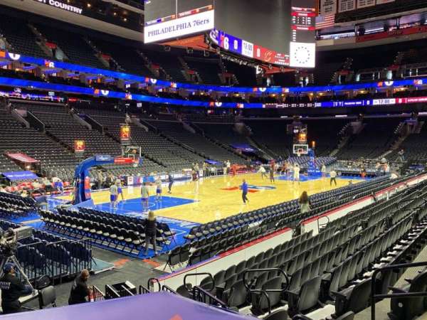 Xfinity Mobile Arena, section: 110, row: 11, seat: 6