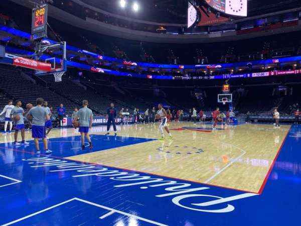 Xfinity Mobile Arena, section: South Floor, row: 1, seat: 28