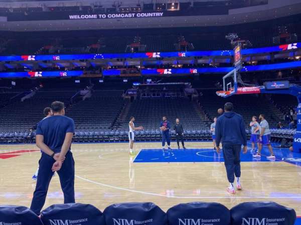Xfinity Mobile Arena, section: Weat Floor, row: 1, seat: 12