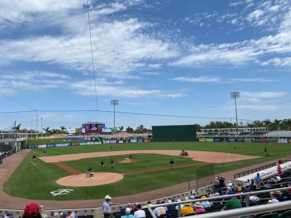 Hammond Stadium at Lee County Sports Complex, section: 207, row: 2, seat: 6