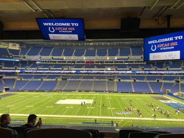 Lucas Oil Stadium, section: LS38B, row: Bar Rail
