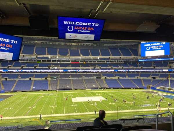 Lucas Oil Stadium, section: LS41, row: Bar Rail