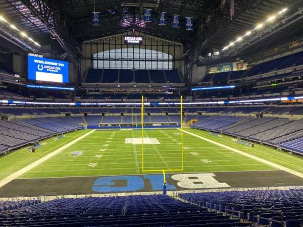 Lucas Oil Stadium, section: 101, row: 36w, seat: 5