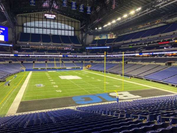Lucas Oil Stadium, section: 102, row: 36w, seat: 7