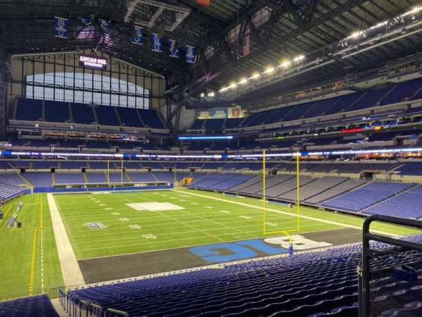 Lucas Oil Stadium, section: 103, row: 36, seat: 3