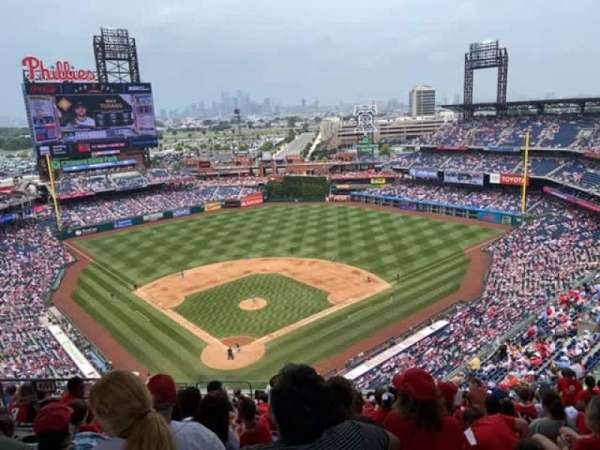 Citizens Bank Park, section: 419, row: 16, seat: 24