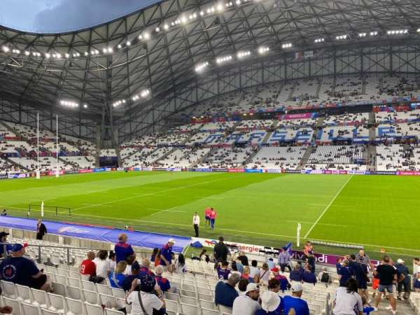 Stade Vélodrome, section: jean Bouin F, row: 21, seat: 1